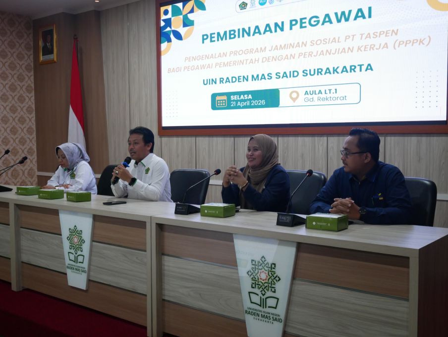 UIN Surakarta Gelar Pembinaan Pegawai: Sosialisasi Program Jaminan Sosial PT Taspen bagi PPPK