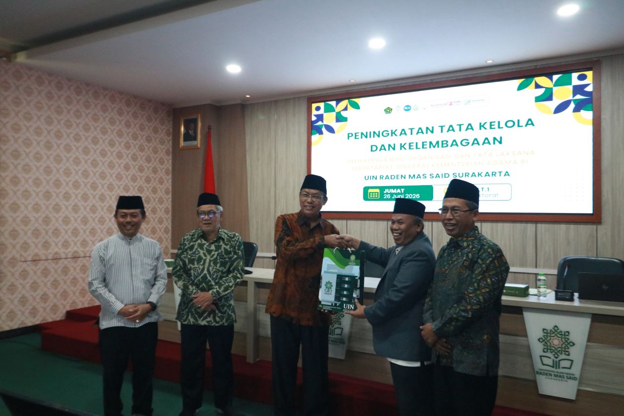 UIN Raden Mas Said Surakarta Gelar Kegiatan Peningkatan Tata Kelola dan Kelembagaan Bersama Biro Ortala Kementerian Agama