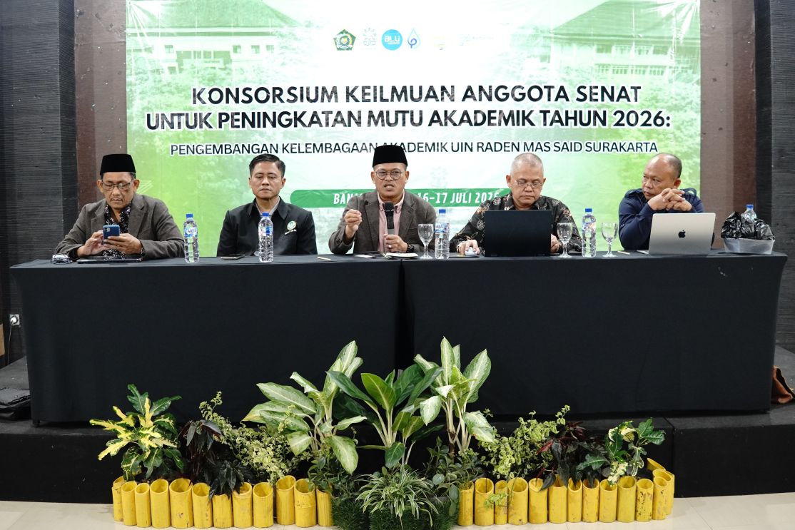 Konsorsium Keilmuan Anggota Senat UIN Raden Mas Said Surakarta Bahas Pengembangan Kelembagaan Akademik